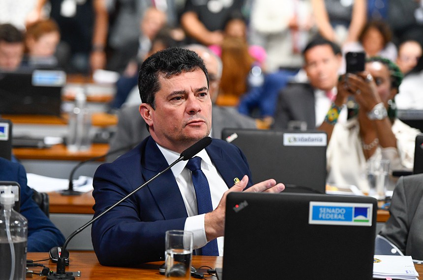 Mesa: 
presidente da CCJ, senador Davi Alcolumbre (União-AP);
vice-presidente da CCJ, senador Marcos Rogério (PL-RO), em pronunciamento.