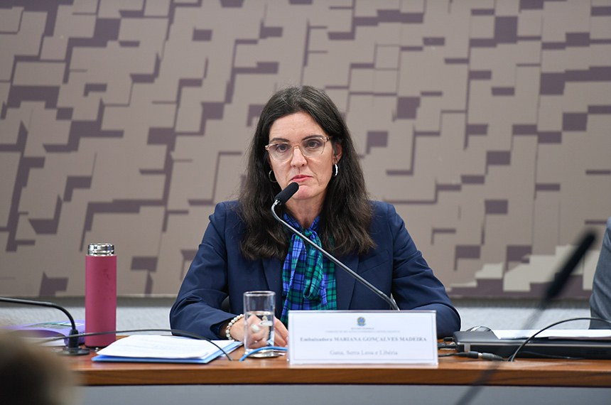 Mesa: 
indicada para exercer o cargo de embaixadora do Brasil na República de Gana e, cumulativamente, na República da Serra Leoa e na República da Libéria, Mariana Gonçalves Madeira (MSF 92/2023) - em pronunciamento.