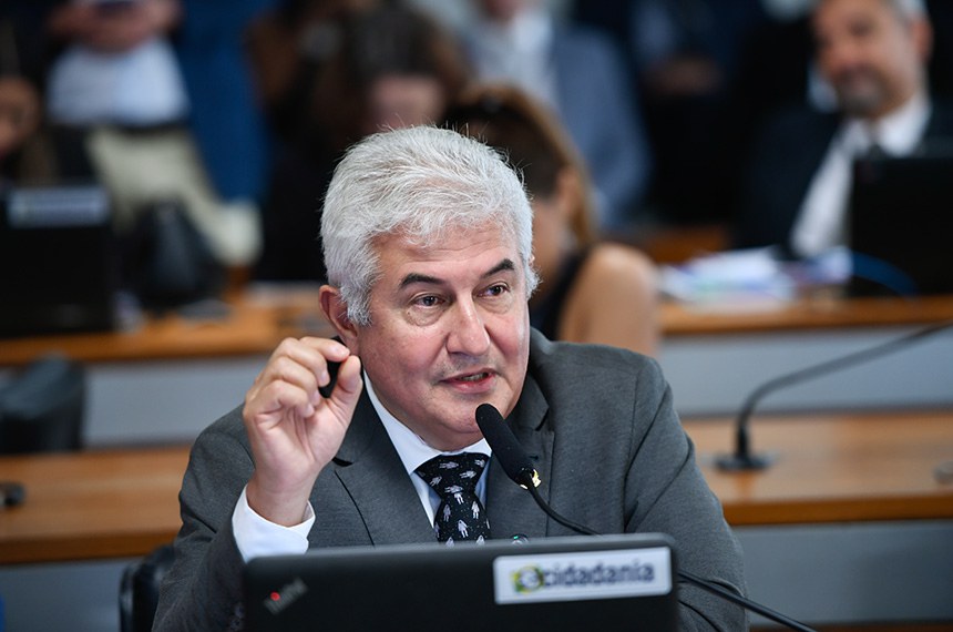 Em pronunciamento, à bancada, senador Astronauta Marcos Pontes (PL-SP).
