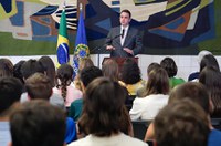 Pacheco recebe visita de estudantes do ensino médio de Campinas
