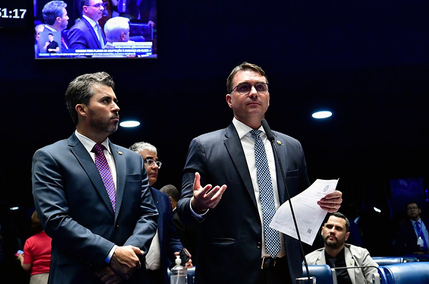 Bancada:
senador Marcos Rogério (PL-RO); 
senador Flávio Bolsonaro (PL-RJ) - em pronunciamento.