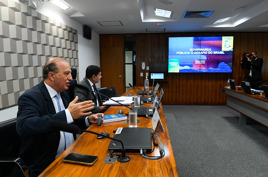 Mesa: 
ministro do Tribunal de Contas da União (TCU), Augusto Nardes; 
presidente em exercicio da CTERS, senador Hamilton Mourão (Republicanos-RS).