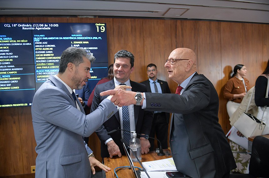 Participam:
senador Esperidião Amin (PP-SC); 
senador Sergio Moro (União-PR);
senador Marcos Rogério (PL-RO).