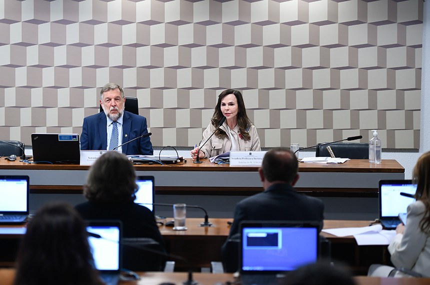 Mesa: 
presidente da CE, senador Flávio Arns (PSB-PR); 
vice-presidente da CE, senadora Professora Dorinha Seabra (União-TO) - em pronunciamento.