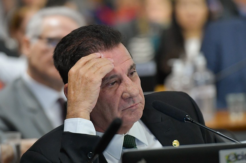 À bancada, senador Vanderlan Cardoso (PSD-GO).