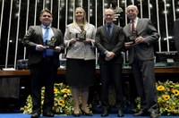 Senado homenageia pessoas e instituições que incentivam adoção tardia