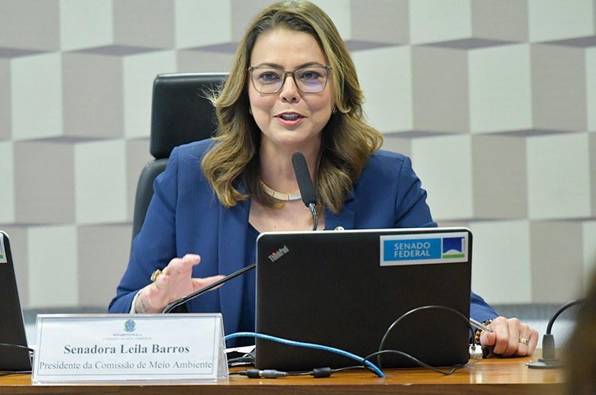 Mesa: 
presidente da CMA, senadora Leila Barros (PDT-DF).