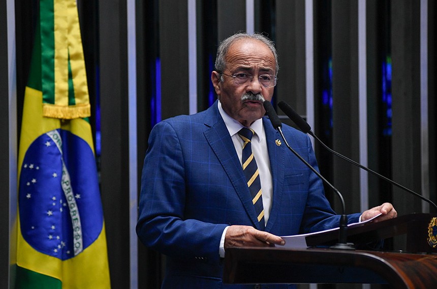 Em discurso, à tribuna, senador Chico Rodrigues (PSB-RR). 