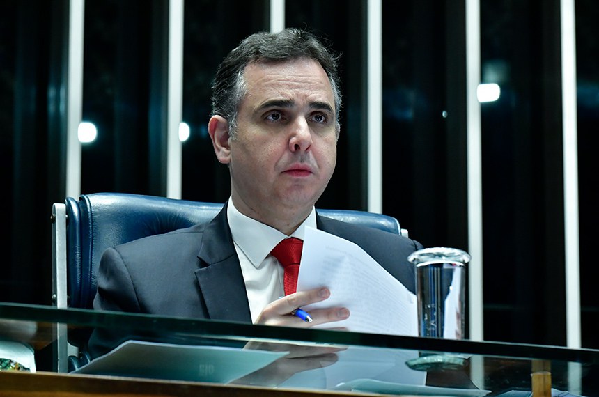 Mesa: 
presidente do Senado Federal, senador Rodrigo Pacheco (PSD-MG).