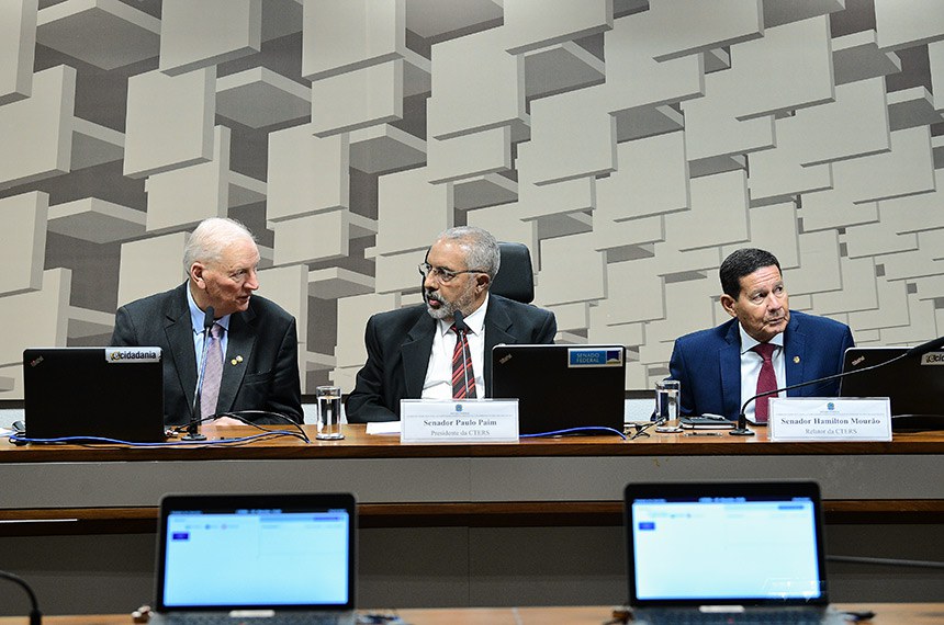 Mesa: 
vice-presidente da CTERS, senador Ireneu Orth (PP-RS);
presidente da CTERS, senador Paulo Paim (PT-RS); 
relator da CTERS, senador Hamilton Mourão (Republicanos-RS).