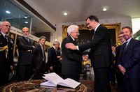 Pacheco recebe presidente da Itália em visita oficial