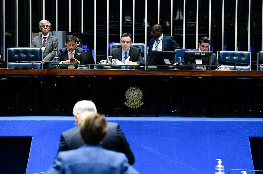 Mesa: 
presidente do Senado Federal, senador Rodrigo Pacheco (PSD-MG); 
secretário-geral da Mesa do Senado Federal, Gustavo A. Sabóia Vieira.