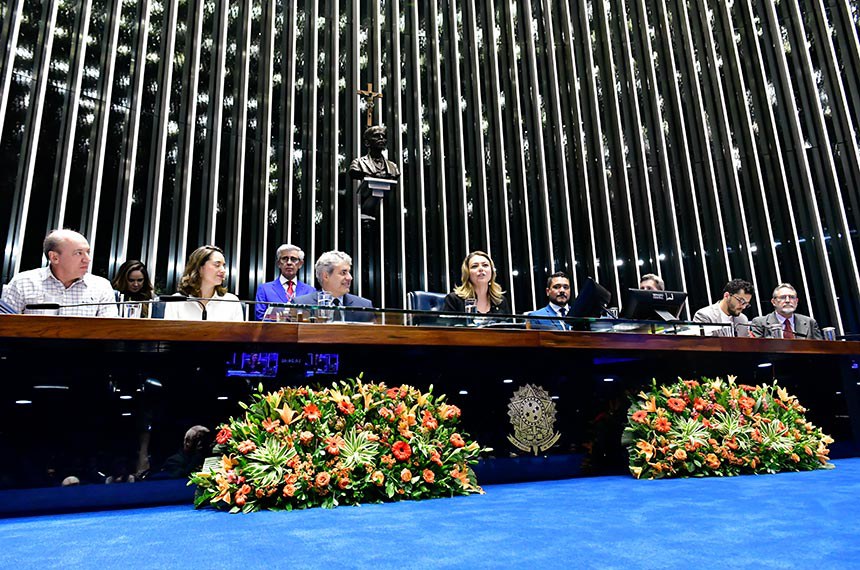 Mesa:
coordenador da Diretoria Colegiada da “Associação Andar a Pé - O Movimento da Gente”, Wilde Cardoso Gontijo Júnior;
vice-presidente do Conselho de Arquitetura e Urbanismo do Distrito Federal (CAU/DF), Renata Seabra;
promotor de Justiça do Ministério Público do Distrito Federal e Territórios (MPDFT), Dênio Augusto de Oliveira Moura;
presidente e requerente desta sessão, senadora Leila Barros (PDT-DF);
secretário desta sessão;
presidente do Instituto do Patrimônio Histórico e Artístico Nacional (Iphan), Leandro Grass;
presidente do Instituto dos Arquitetos do Brasil - Seção Distrito Federal (IAB/DF), Luiz Eduardo Sarmento; 
professor da Faculdade de Arquitetura e Urbanismo da Universidade de Brasília (UnB), Benny Schvarsberg.