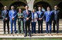 (E/D): 
vice-governador de Serjipe, Zezinho Sobral;
governador do Ceará, Elmano de Freitas; 
governadora de Pernambuco, Raquel Lyra;
presidente do Senado Federal, senador Rodrigo Pacheco (PSD-MG);
presidente do Senado Federal, senador Rodrigo Pacheco (PSD-MG); 
governadora do Rio Grande do Norte e presidente do Consórcio Nordeste, Fátima Bezerra;
governador de Alagoas, Paulo Dantas;
governador do Piauí, Rafael Fonteles;
secretário da Casa Civil da Bahia, Afonso Florence.