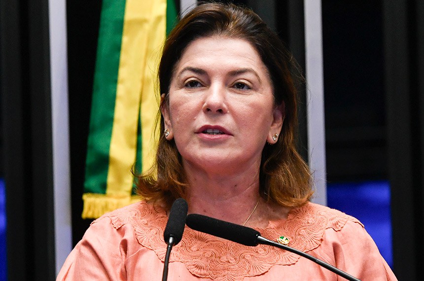 Em discurso, à tribuna, senadora Rosana Martinelli (PL-MT).