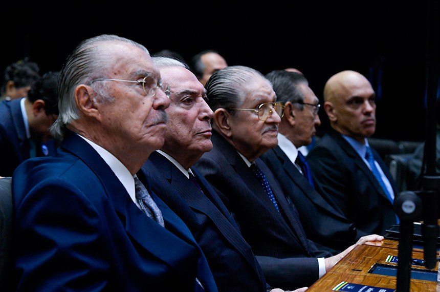 Bancada:
ex-presidente do Brasil, José Sarney;
ex-presidente do Brasil, Michel Temer;
ex-deputado Mauro Benevides;
ex-senador Edison Lobão;
ministro do Supremo Tribunal Federal (STF), Alexandre de Moraes.