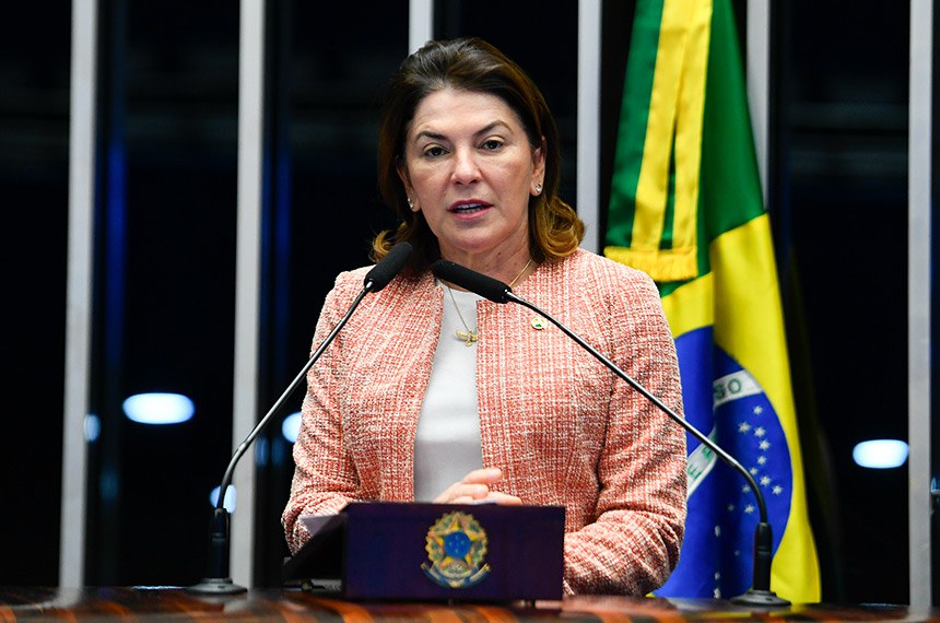 Em discurso, à tribuna, senadora Rosana Martinelli (PL-MT).