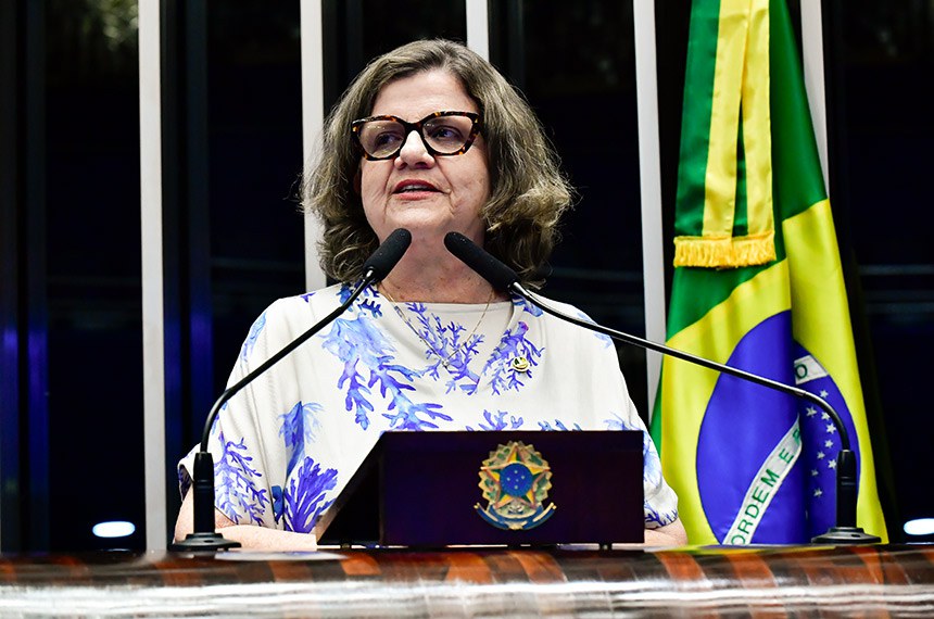 Em discurso, à tribuna, senadora Teresa Leitão (PT-PE).