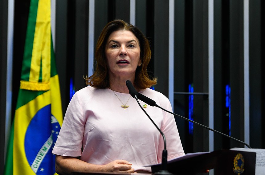 Em discurso, à tribuna, senadora Rosana Martinelli (PL-MT).