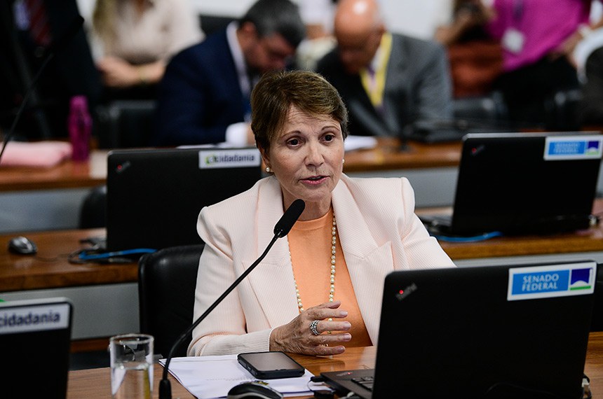 Em pronunciamento, à bancada, senadora Tereza Cristina (PP-MS).