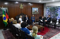 Pacheco recebe presidente do Conselho Federal da Alemanha