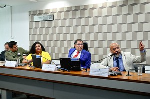 Mesa: 
diretor do Departamento de Línguas e Memórias do Ministério dos Povos Indígenas, Eliel Benites;
representante do Encontro Nacional dos Estudantes Indígenas (ENEI), Rutian Pataxó;
presidente eventual da CMA, senador Bene Camacho (PSDB-MA).
coordenador-geral de Articulação Institucional da Secretaria de Educação Superior do Ministério da Educação, Fernando Antonio dos Santos Matos.