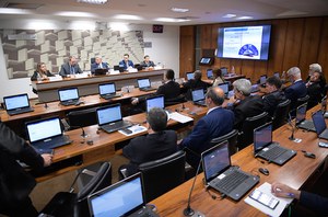 Mesa: 
doutora em Direito, professora e auditora fiscal da Secretaria Especial da Receita Federal do Brasil (SRFB), Liziane Angelotti Meira; 
diretor-presidente da Empresa Gerencial de Projetos Navais (Emgepron), vice-almirante Amaury Calheiros Boite Júnior; 
presidente eventual da CAE, senador Izalci Lucas (PL-DF); 
secretário-executivo do Conselho da Zonas de Processamento de Exportação (CZPE) do Ministério do Desenvolvimento, Indústria, Comércio e Serviços (MDIC), Fábio Pucci Martins; 
coordenador-geral da Secretaria de Comércio Exterior do Ministério do Desenvolvimento, Indústria, Comércio e Serviços (MDIC), Marcelo Reis.