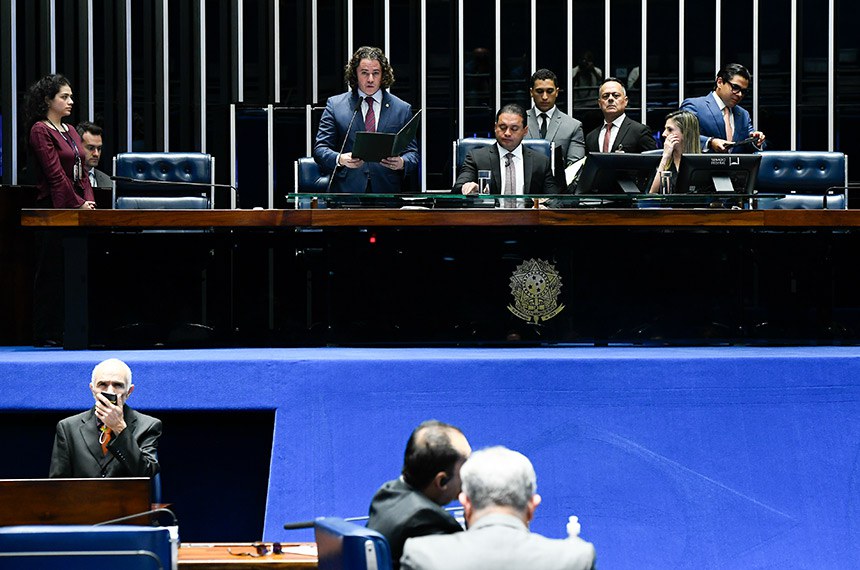 Mesa: 
vice-presidente do Senado Federal, senador Veneziano Vital do Rêgo (MDB-PB);
2º secretário da Mesa do Senado Federal, senador Weverton (PDT-MA);
diretora da Secretaria Legislativa do Congresso Nacional, Roberta Lys de Moura Rochael.