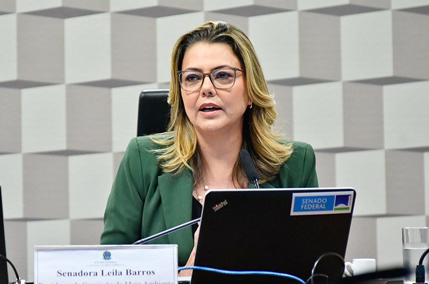 Mesa: 
presidente da CMA, senadora Leila Barros (PDT-DF).