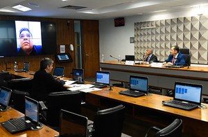 Em pronunciamento, via videoconferência, William Pereira Rogatto.