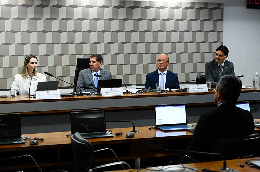 Mesa: 
procuradora Jurídica da Federação Nacional das Apaes (Fenapaes), Mírian Cleidiane Queiroz Cunha;
presidente eventual da CE, senador Bene Camacho (PSD-MA);
relator de Relações Institucionais e Governamentais e membro do Comitê Jurídico do Fórum Nacional das Instituições Filantrópicas (Fonif), Vanderlei Vianna;
coordenador-geral de Atendimento da Receita Federal do Brasil, José Carlos Nogueira Júnior.