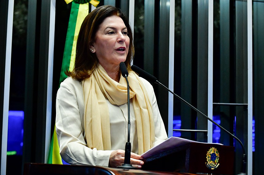 Em discurso, à tribuna, senadora Rosana Martinelli (PL-MT).