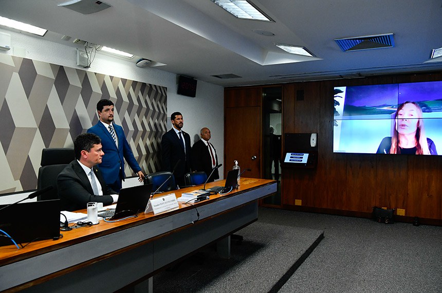 Mesa:
presidente eventual da CCJ, senador Sergio Moro (União-PR).