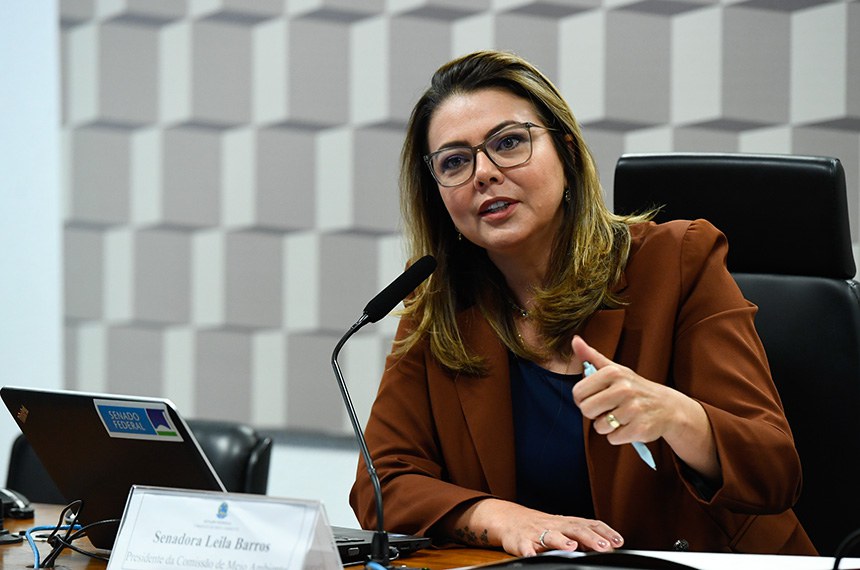 Mesa:
presidente da CMA, senadora Leila Barros (PDT-DF), em pronunciamento.