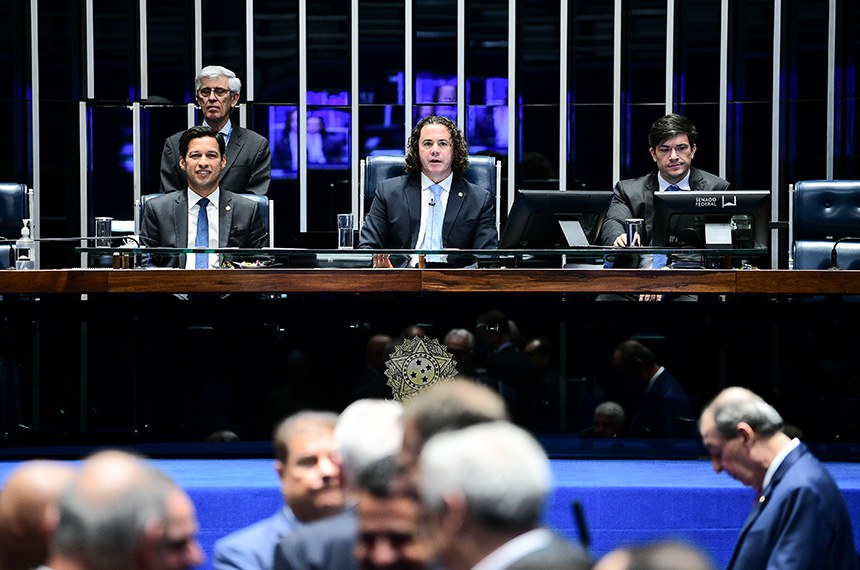 Mesa:  
2º vice-presidente do Senado Federal, senador Rodrigo Cunha (Podemos-AL);
vice-presidente do Senado Federal, senador Veneziano Vital do Rêgo (MDB-PB);
secretário-geral adjunto da Mesa do Senado Federal, Ivan Furlan Falconi.