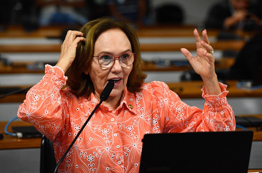 Em pronunciamento, à bancada, senadora Zenaide Maia (PSD-RN).