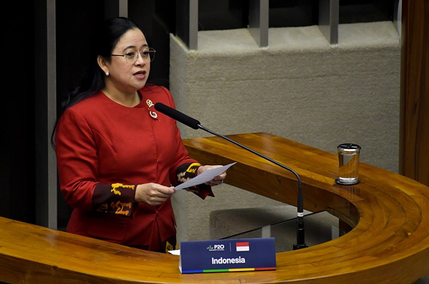 Presidente da Câmara de Representantes do Povo da Indonésia, Puan Maharani - Foto: Saulo Cruz/Agência Senado