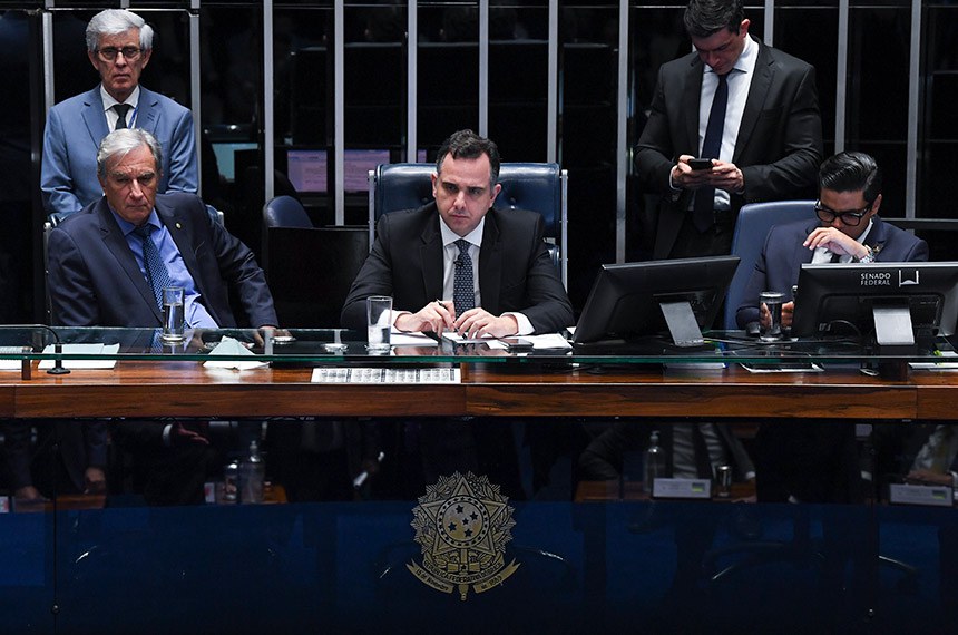 Mesa:  
presidente do Senado Federal, senador Rodrigo Pacheco (PSD-MG); 
secretário-geral da Mesa do Senado Federal, Gustavo A. Sabóia Vieira.