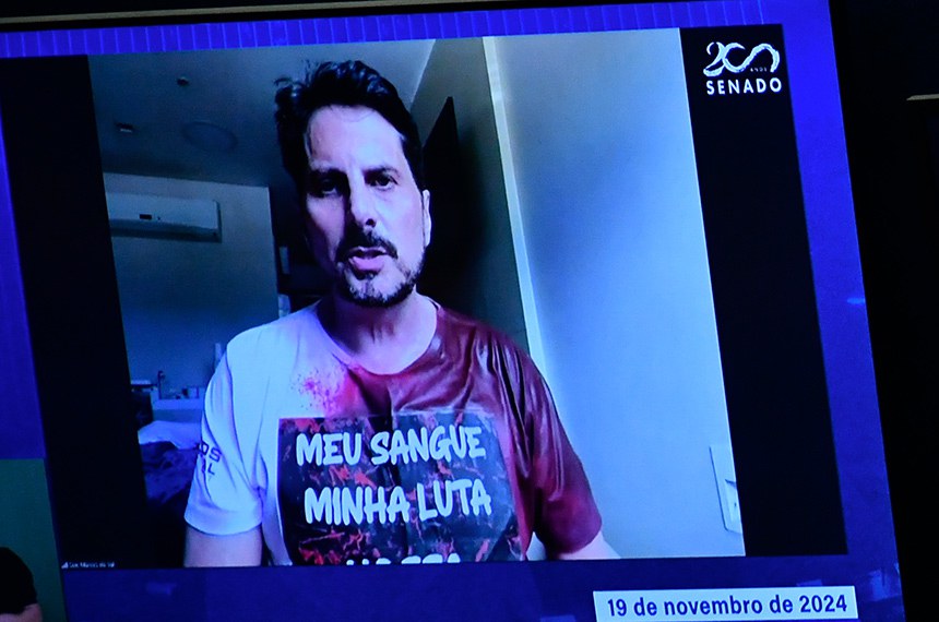 Via videoconferência:
senador Marcos do Val (Podemos-ES).