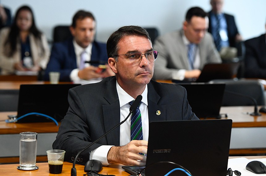 Bancada: 
relator do PL 1.678/2023, senador Flávio Bolsonaro (PL-RJ).