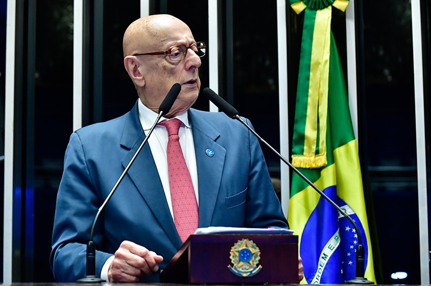 Em discurso, à tribuna, senador Esperidião Amin (PP-SC).