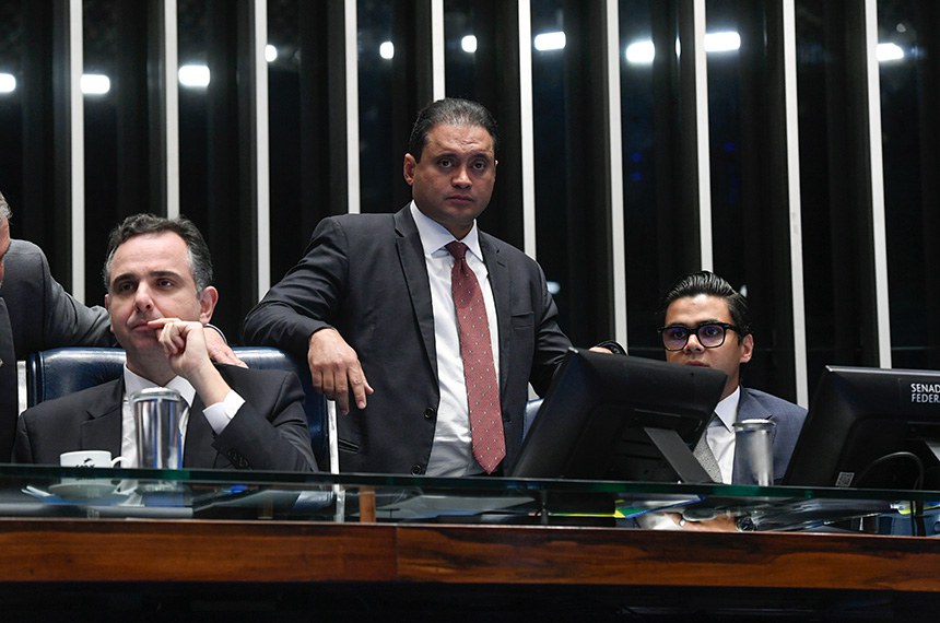 Mesa:  
presidente do Senado Federal, senador Rodrigo Pacheco (PSD-MG); 
senador Weverton (PDT-MA);
secretário-geral da Mesa do Senado Federal, Gustavo A. Sabóia Vieira. 