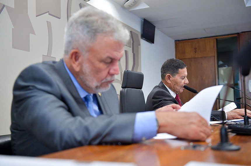 Mesa: 
presidente da CSP, senador Sérgio Petecão (PSD-AC); 
presidente eventual da CSP, senador Hamilton Mourão (Republicanos-RS).