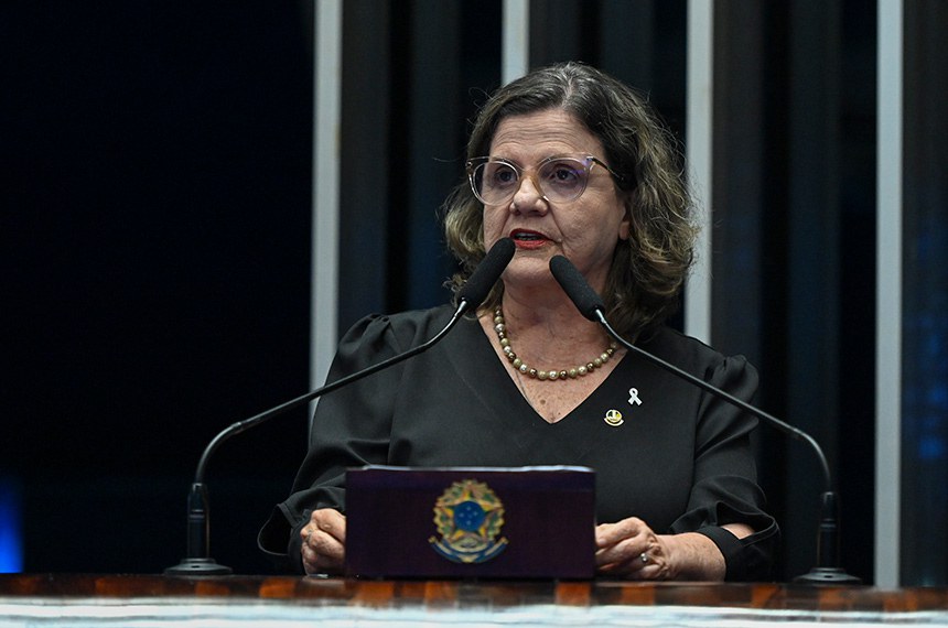 Em discurso, à tribuna, senadora Teresa Leitão (PT-PE).