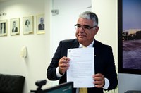 Eduardo Girão, Marcos Pontes e Marcos do Val oficializam candidaturas à Presidência do Senado