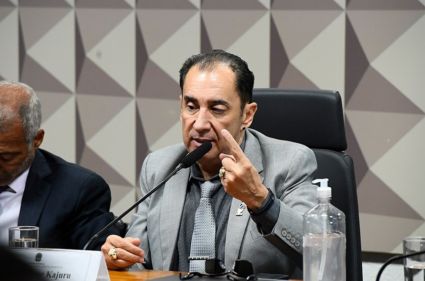 Mesa: 
presidente da CPIMJAE, senador Jorge Kajuru (PSB-GO) - em pronunciamento. 