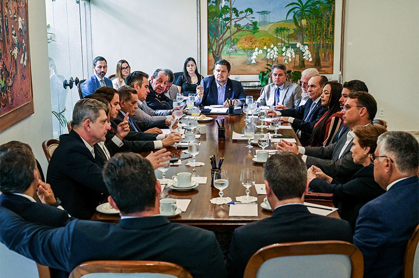 Participam:
presidente do Senado Federal, senador Davi Alcolumbre (União-AP);
secretária-geral adjunta da Mesa do Senado Federal, Sabrina Silva Nascimento;
secretário-geral da Mesa do Senado Federal, Danilo Augusto Barboza de Aguiar;
líder do governo no Senado Federal, senador Jaques Wagner (PT-BA);
líder da Minoria no Senado Federal, senador Ciro Nogueira (PP-PI);
líder da Minoria no Congresso Naconal, senador Flávio Bolsonaro (PL-RJ);
líder do Progressistas no Senado Federal, senadora Tereza Cristina (PP-MS);
líder do  União Brasil no Senado Federal, senador Efraim Filho (União-PB);
líder do MDB no Senado Federal, senador Eduardo Braga (MDB-AM); 
senadora Eliziane Gama (PSD-MA);
senador Omar Aziz (PSD-AM);
senador Carlos Viana (Podemos-MG); 
senador Carlos Portinho (PL-RJ); 
senador Dr. Hiran (PP-RR);
senador Marcelo Castro (MDB-PI).