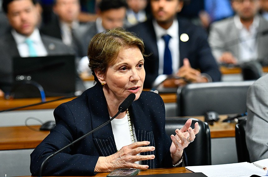Em pronunciamento, à bancada, senadora Tereza Cristina (PP-MS).