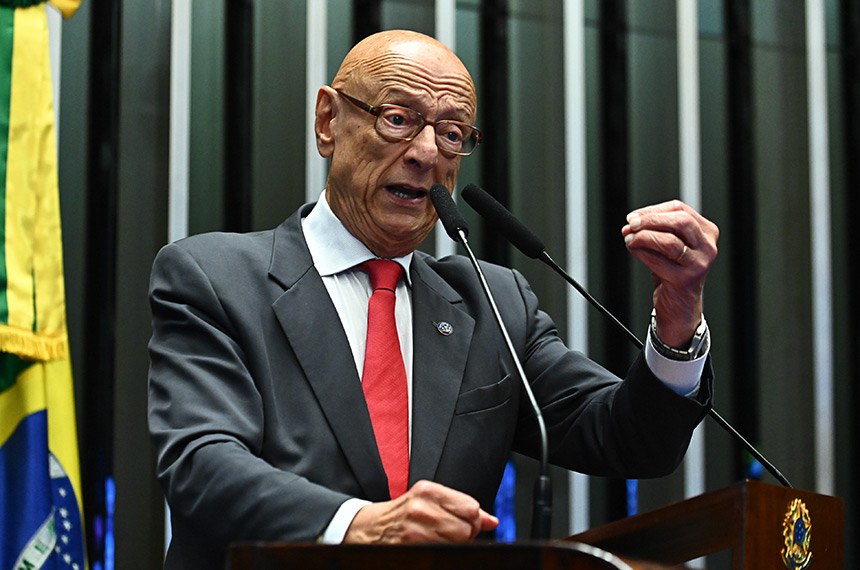 Em discurso, à tribuna, senador Esperidião Amin (PP-SC).