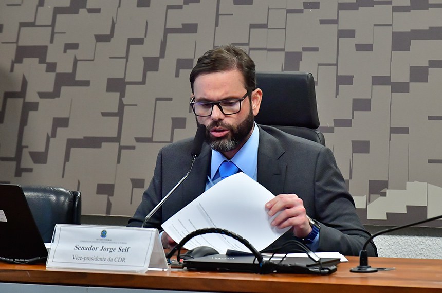 Mesa:  
vice-presidente da CDR, senador Jorge Seif (PL-SC).